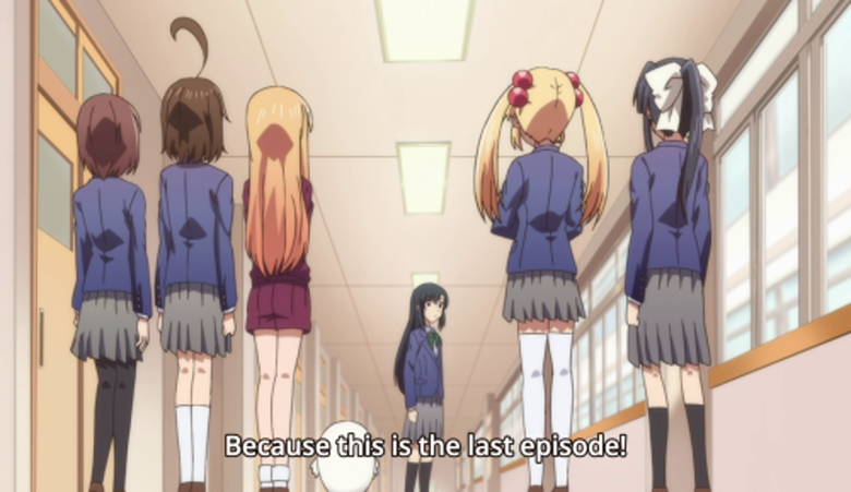 4th wall. Sauce: Chronicles of the Going Home Club . lli' i' ii' illgal. TFW your favorite anime ends and there are no more episodes