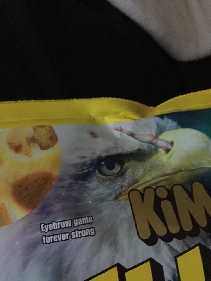 Danish chip/crisps company trying memes. .. The irony in this picture could not be more apparent.