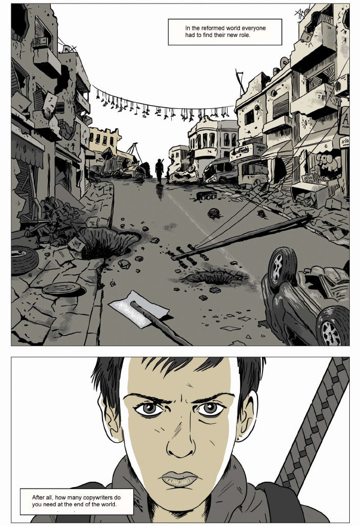 Dead Planet. elcomics.tumblr.com/.. >katana aaaannndd dropped