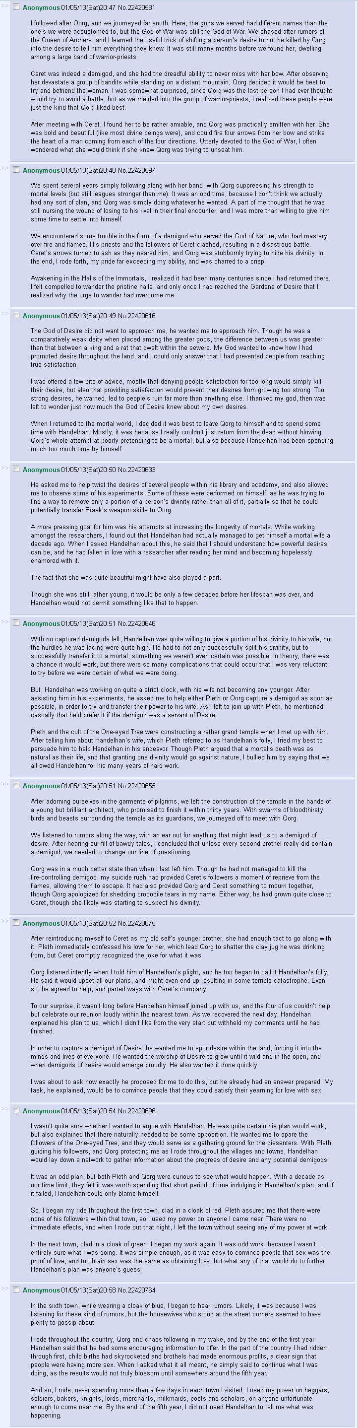 Desirebro's Tale. Had to reupload as I forgot the other parts. We 1357404810346 gem ) D Anonymousmkii/ 13( Sat) 1153 No 22412183 Om started wth only a Om Game M