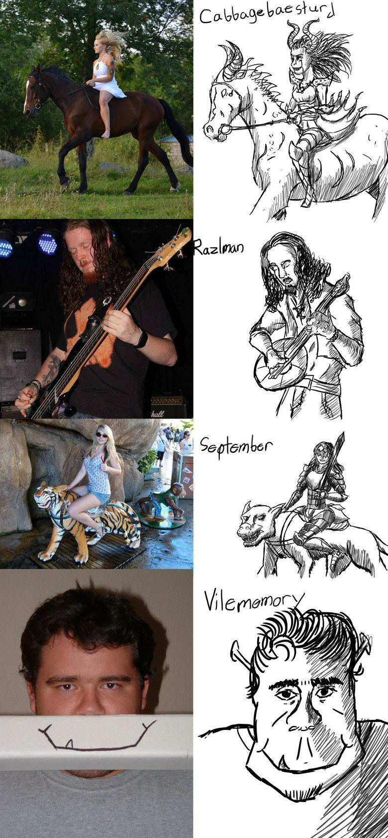 Drawing funnyjunk 2: Results!. Well my week to draw funnyjunk in a fantasy land setting is up and its now time to see the results! Also DO NOT POST YOUR PIC HER