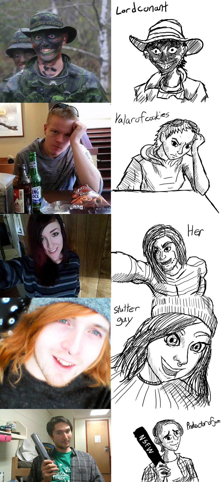 Drawing FunnyJunk 3: Results!. Okay I'm back! And I apologize profusely for the lateness and the lacking of this drawing funnyjunk, as college assignments were 