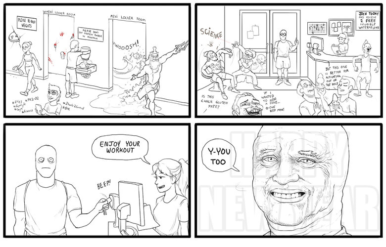 Happy New Year, from /fit/!. Source: sirartwork.tumblr.com/.. Full res version of that last image