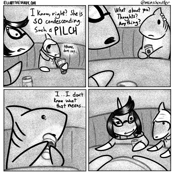 Hey guys want some feels. I didn't make any of these and I didn't post all of them. Sauce ellorytheshark.com/?comic=cool.. fak u op