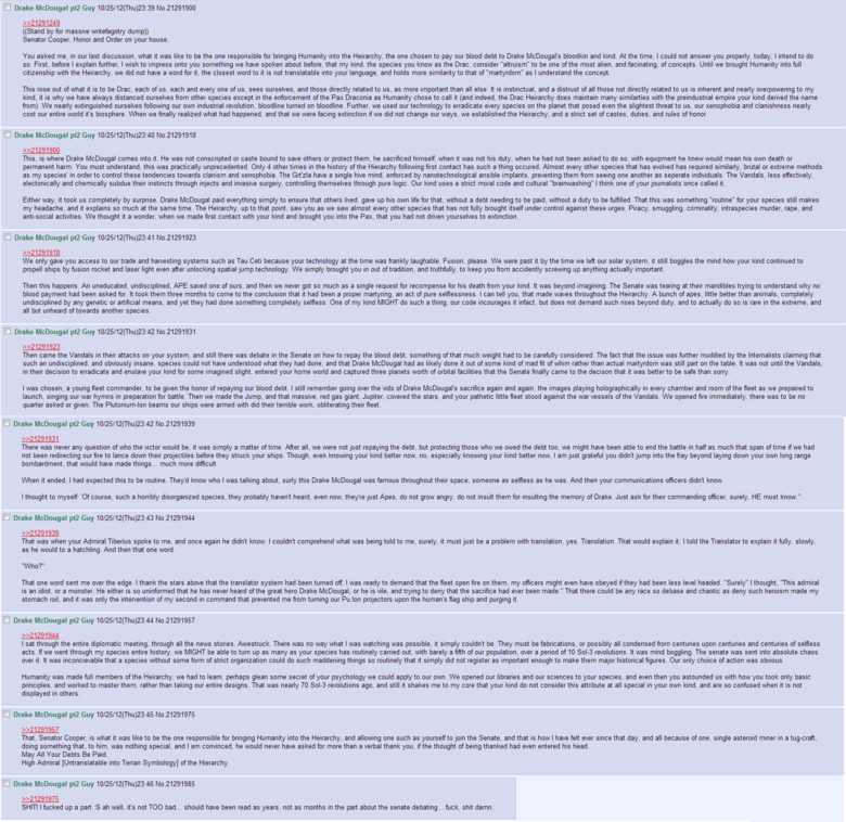 HFY Part 3. Want to hang out and listen to music with other FJers? I gotchu fam www.dubtrack.fm/join/funnyjunk.. tfw i've read so much HFY that i've seen all the stuff people post in these comps