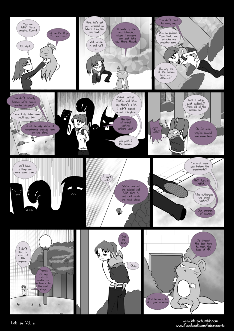 Lab 34 Volume 1 (Part 2). Monoge here with a fresh account! In celebration for finishing volume 1 of my original comic series, Lab 34, I am releasing it on Funn