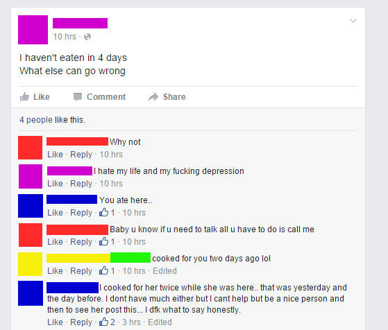 People being people. Will give a green thumb to anyone who says jeej edit: will buy a steam game for every1 who says simonhatesfj is a fgt.. l E News Feed Thing