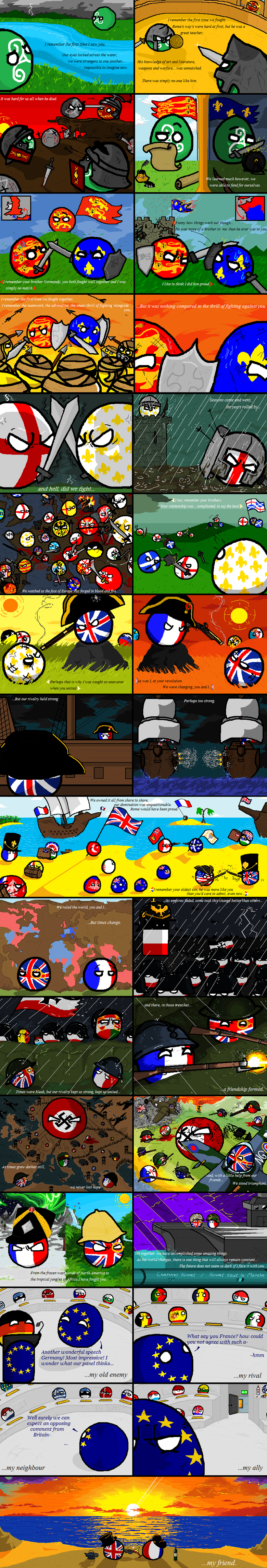 Polandball comp Britbong edition. UKball is a kingdom of combined Countryballs located off the coast of Franceball. He is never found without accompaniment of a