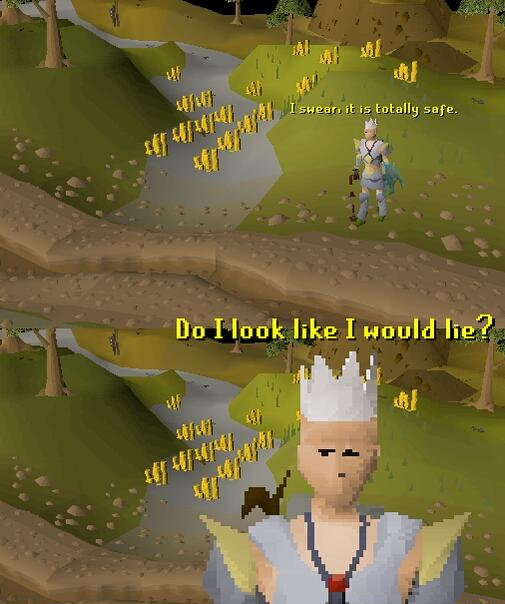 Press 333 to get your money doubled. Say my name Dj 'Kharid The key to success is tanning leather in alkharid #wethebest. Top 10 Saddam Anime Deaths 3, 642, 724