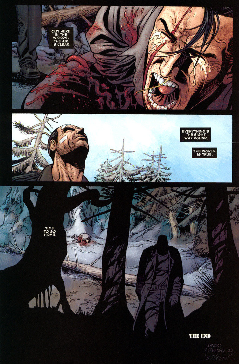 The Punisher : UiDBiW Pt 6. Link to Pt 5 : /The+punisher+uidbiw+pt+5/funny-pictures/5793652/. alt) I HANNA ENNIS m momma H qmo MIME!. What did he think was going to happen out in the woods?