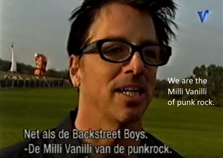 The Offspring being funny. That is why I love these guys... Ah, the Offspring swell with baggy T-shirts, jeans, and skate shoe and basing my teen years around the movie Clerks