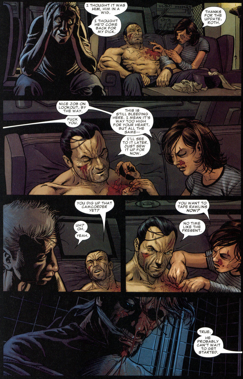 The Punisher : UiDBiW Pt 6. Link to Pt 5 : /The+punisher+uidbiw+pt+5/funny-pictures/5793652/. alt) I HANNA ENNIS m momma H qmo MIME!. What did he think was going to happen out in the woods?