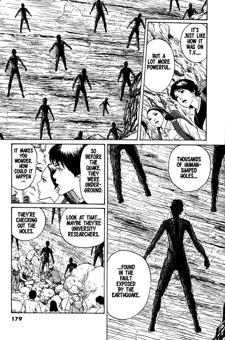 The Enigma of Amigara Fault. By Junjo Ito, horror comics author By Junjo Ito, horror comics author. Pal. Jesus christ, this comics is such a , yet I can't help but reading it every time it gets posted.