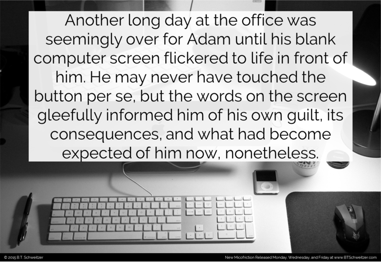 Two Sentence Stories #20. Happy Friday the 13th! Remember to avoid sex, camping, and drugs FunnyJunk! Now that Halloween has come and passed it's time to turn o