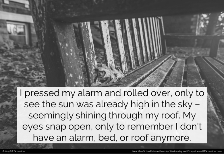 Two Sentence Stories - One Month!. Hey guys I realize I'm late posting these - been dealing with some personal stuff - so I'll be posting one comp of 6 stories 