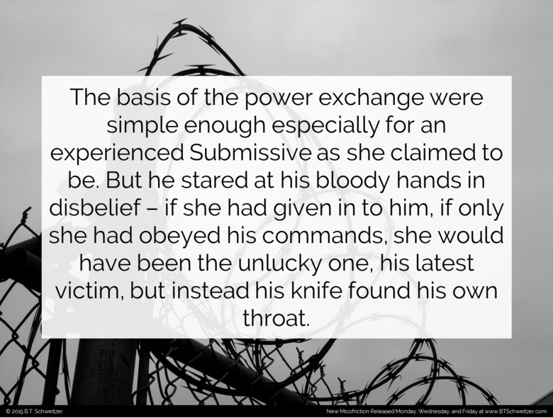 Two Sentence Stories #13. Welcome to our first week posting 2 comps. Our plans for October are under way. Remember I'm also hosting a writing contest that ends 